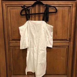 White off the shoulder dress